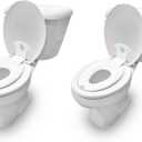 Ingenuity: ity by Ingenuity Flip & Sit Potty Seat 2pk (White) – Easy to Set Up & Remove Potty Training Seat That Attaches to Adult Toilet Seat