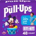 Pull-Ups Boys' Potty Training Pants, Size 5T-6T Training Underwear (46-60 lbs), 48 Count