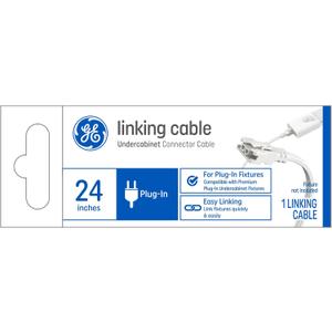GE Linking Cable for Undercabinet Linkable Light Fixtures, 24in (1 Pack)