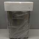 iTouchless 4 Gal Stainless Steel Wings Open Lid Sensor Bathroom Trash Can