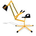 Stargo Kids Excavator Toy Sand Digger on Wheels, Steel Sandbox Digger Toys for Boys, Sand Toys Ride On Excavator, Beach Toys