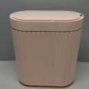 ELPHECO Sensor Trash Can 2 Gallon Waterproof Motion Sensor Trash Can, Automatic Bathroom Trash Bin, Slim Garbage Can (Pink, 2 Gallon)