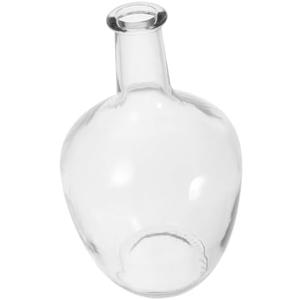 Zerodeko Clear Glass Hydroponic Vase for Home Design for Flower Arrangements and Centerpieces for Fresh Dried Plants Chic Decorative Container for Tables and Desks