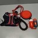 PoyPet Dog Harness and Leash Combo, Escape Proof No Pull Vest Harness, with 5 Feet Leash, Reflective Adjustable Soft Padded Pet Harness with Handle for Small to Large Dogs(Red,M)