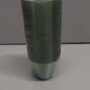 9 oz Clear Plastic Cups Green Plastic Disposable Cups for Cocktail 50 Pack Fancy Cocktail Cup for Party Stemless Wine Glasses for Mother's Day Party Wedding Graduation Birthday