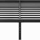 14 Inch High Platform Metal Queen Size Bed Frame, Queen Bed Frame no Box Spring Needed, Easy Assembly, Heavy Duty, Noise Free, Black