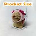 Cosplay Capybara Plush KeyChain Handmade Backpack Pendant Car Keyring Handbag Decorations Women Bag Decors Plush Animal Charm (Chicken 1)