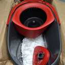 O-Cedar Easywring Microfiber Spin Mop & Bucket Floor Cleaning System + 3 Extra Refills (4 Refills Included)