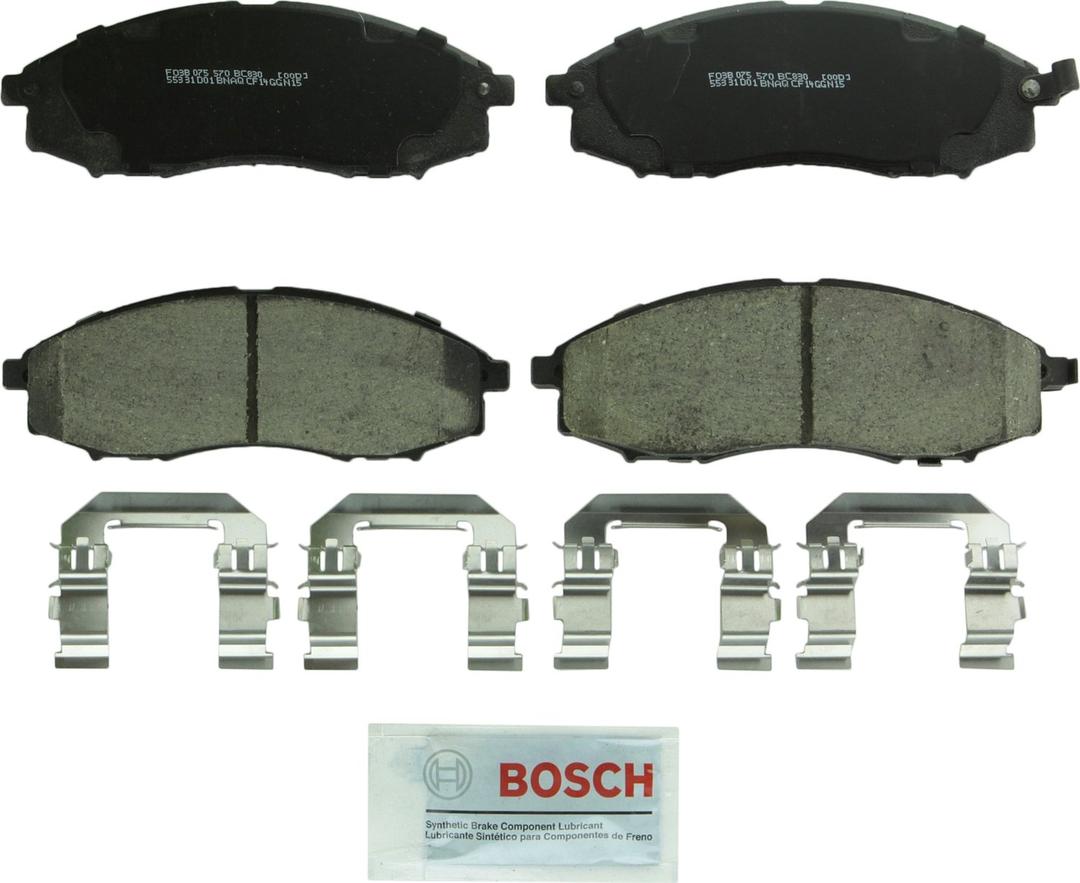 BOSCH BC830 QuietCast Premium Ceramic Disc Brake Pad Set - Front