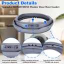 Upgraded MDS65736915 Washer Door Boot Gasket, Mds65736915 gasket Compatible with LG Washer Boot Gasket WM3500CW, WM3700HVA, WM3700HWA, WM3600HVA, WM3700HRA (MDS65736915)