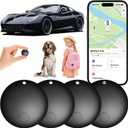GPS Tracker for Vehicles No Monthly Fee, Tracker Device for Vehicles, Mini GPS Tracker for Kids, Tracking Devices for Cars Hidden Compatible with Apple Find My (iOS Only) Pet Tag Tracker for Dogs Keys