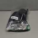 Black Christmas Tree Skirt 30 inches Small Double Layers Soft Burlap Tree Skirt for Christmas Halloween Holiday Home Decorations