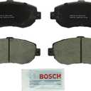BOSCH BC619 QuietCast Premium Ceramic Disc Brake Pad Set - Compatible with Select Lexus GS300, GS400, GS430, IS300, SC430; Toyota Supra; FRONT