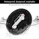 2 x DWKJMYCP Car Cup Holder Coaster for 2021-2025 Ford Bronco Sport Silicone Non-Slip Cup Holder Coasters Interior Accessories 2 Packs (Black&White)