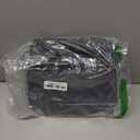 OCHEAL Makeup Bag, Multifunctional Make Up Bags With Zipper Pouch Large Compact Makeup Bag Organizer For Women Girls Cosmetics Toiletry Brushes Storage Makeup Case With Handle Divider-Black (001_Black With Front Pocket)