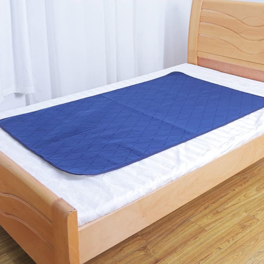 Waterproof Diaper Pad Bed Sheet for Elderly Adult Paralyzed Patient Machine Washable Breathable Large Size Non-Slip (90 * 150cm)