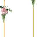 7.2FT Metal Arch Backdrop Stand, Backdrop Arch Stand, Decoration Wedding Arch Stand, Gold Balloon Arch Stand for Party Backdrop