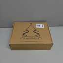 Velvet Christmas Ornaments, 12pcs Christmas Tree Ornaments Velvet 3.15 Inch Balls, Multicolor Brown Neutral for Xmas Wedding Party Holiday Decorations