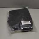 Wide Leg Pants for Women High Waist Relaxed Dress Pants with Pockets 30" (Black, S)