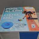 Pool Alarm for Inground & Above Ground Pools,Adjustable Sensitivity Water Detection Alarms Covers 20x40ft,85dB+ Safety Alert for Kids,Pets & Accidental Entry,Weatherproof UV&Corrosion Resistant BU&GR