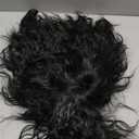 Topcosplay Mens 80s Black Mullet Wigs Male Hair Punk Heavy Metal Rocker Wig