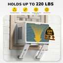 Window Air Conditioner Support Bracket No Drilling, No Tools, Window AC Bracket, Adjustable Wall Mount, Quick Install, Up to 220lbs, Fit Single & Double-Hung Windows