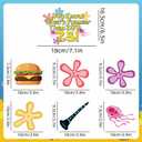 Blue Ocean Birthday Party Decorations Tableware 104Pcs Whats Funnier Than 24 25 Birthday Supplies Include Banner Balloons Plates Napkins Cups Tablecloth Cupcake Toppers and Cake Topper