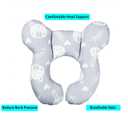 Baby Car Seat Head Support Pillow -Baby Travel Pillow Toddler Head and Neck Support for Car Seat,Pushchair -Bear