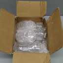 50 Set 100PCS Clear Plastic Fillable Ornaments,Transparent DIY Christmas Fillable Ball,Plastic DIY Fillable Decoration Balls 5 Different Sizes for Christmas Tree,Wedding,Party,Home Decor