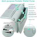 Nuoku Women Small Crossbody Bag Cellphone Purse Wallet with RFID Card Slots 2 Straps Wristlet, Small