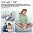 Bean Bag Chair for Adults 5FT,Soft Removable Cover for Teens/Girls Bedroom,Fluffy Giant Round Floor Beanbag Lounger Chairs (No Filler,Light Gray)