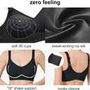 Baetty Jelly Strip Wireless Padded Seamless Bras for Women Full Coverage 5474 (XXL)