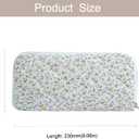 Cute Floral Bag for Makeup Brushes - Ideal for Travel & Daily Use Makeup Brushes Pouch for Women (Purple Floral)