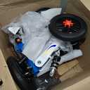 All Terrain Steerable Knee Scooter Crutch AlternativeDeluxe Medical Scooter Double Handbrake,for Adults Injured Ankle & Foot Recovery Scooter in Blue