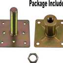 Adjustable 4 1/3" - 7" House Floor Jacks Mini Screw Post Pole for Leveling, Galvanized, 6 Pack