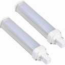 SATZOL 11W G24Q-3 GX24Q-3 LED Bulb, 4 Pin CFL LED Replacement, G24Q-3 PLC-26W Replacement, 1100LM, 120V 3000K LED Horizontal PL Bulb, Bypass The Ballast (Warm White 3000K)