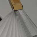 Redi Shade No Tools Original Arch Light Blocking Pleated Fabric Shade White, 72" W x 36" H