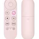 Voice Replacement for Google Chromecast Remote for Google TV Remote Control & Google TV Streamer Pink
