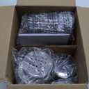 BELLA (13330) Personal Size Rocket Blender, Perfect for Smoothies & Healthy Drinks, Grinding, Chopping & Food Prep, 12 Piece Set, Stainless Steel/Chrome (1.7 Cup)