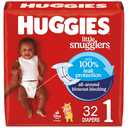 Huggies Size 1 Diapers, Little Snugglers Baby Diapers, Size 1 (8-14 lbs), 32 Count, 