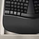Incase Ergonomic Keyboard  Designed by Microsoft  Refined Ergonomic Design, Built-in Shortcuts Keys, Layered Palm Rest for Elevated Wrist Support, Integrated Number Pad  Black