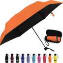 Yoobure Small Mini Umbrella with Case Light Compact Design Perfect for Travel Lightweight Portable Parasol Outdoor Sun&Rain Umbrellas