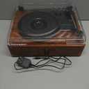 Vinyl Record Player with Upgraded Speakers and USB,Belt-Driven Bluetooth Turntable with 3 Speed AUX Input Headphone Jack and RCA Output