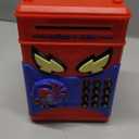 Wrystte Spider Piggy Bank for Kids,Electronic Money Box with Fingerprint,ATM Safe Coin&Cash Saving Box,Kids Toys for Age 4 5 6 7 8,Christmas Birthday Gifts for 9 10 11 12 Year Old Boys Girls(Blue)