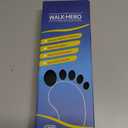 Plantar Fasciitis Feet Insoles Arch Supports Orthotics Inserts Relieve Flat Feet, High Arch (Mens 8-8 1/2 | Womens 10-10 1/2) (Gray)