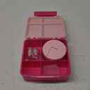 Bento Lunch Box with 8oz Soup Thermo, Kids Leakproof Lunch Food Containers with 4 Compartment, Kids Thermo Insulated Hot Food Jar for School, Trvael - (Pink)