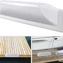 Dock Corner Bumper,Dock Bumpers Straight,Vinyl Boat Dock Corner Bumpers,Boat Straight Bumper,Boat Dock Bumpers,Soft Dock Bumper Guards Dock Bumpers Dock Corner Side Edge for Boat Docks(1,2Pack)