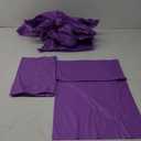 Purple Plastic Table Cloth - 4 Pack 54" × 108" Rectangle Disposable Tablecloths for 6FT Tables, Waterproof Table Cover for Party, Holiday & Gathering Use