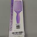 Curly Hair Brush Candybrush Curl Defining Brush for Detangling Shaping and Defining Curls for Women, Men, Wet & Dry Hair (Purple)