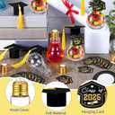36Set Class of 2026 Graduation Plastic Light Bulb Jars for Party Supplies
